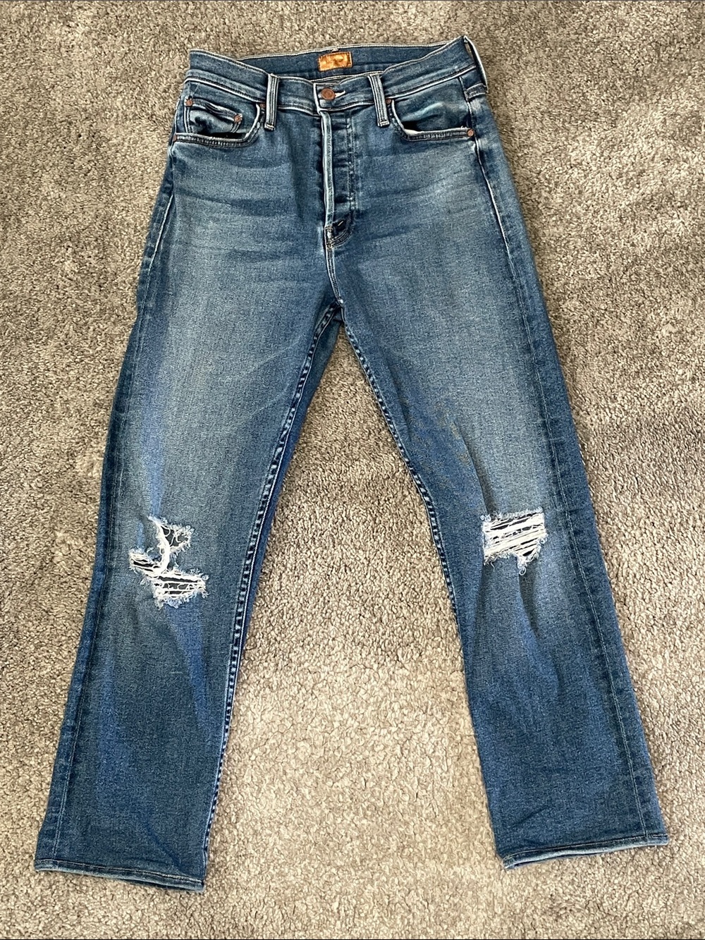 EC MOTHER The Tomcat Ankle Jean - Medium Wash - Size 26